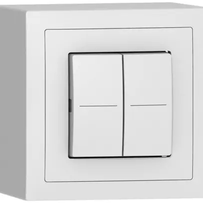Senseur poussoir AP ABB Sidus KNX Basic 2/4, blanc 