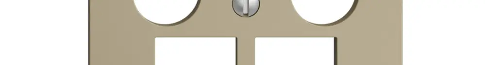 Kit de recouvrement Edue F, p.prise multimédia EASYNET, p.2×RJ45 S-One, sand 