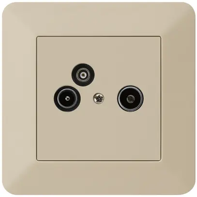 Prise d'antenne ENC R/TV/données kallysto.trend 19dB beige 