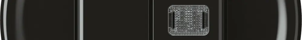 Interruttore a pulsante luminoso origin sch 1 (3+3) 1×LED 60×60mm nero 