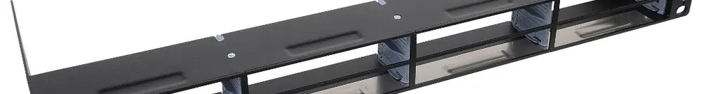 Boîtier vide pour panneau Netscale 48, 1UH, noir 