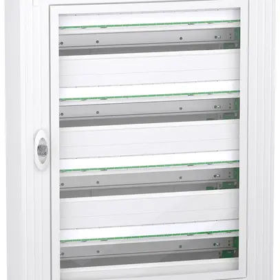 Petit tableau de distribution AP SE PrismaSeT XS a.porte tr 4×24UM 550×750×168mm 