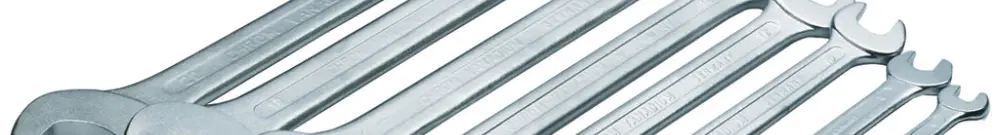 Set di chiavi a forcella doppia CIMCO 8 pezzi 7…22mm, DIN3110/ISO3318 