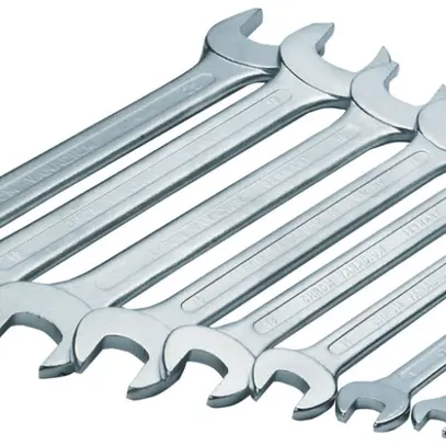 Set di chiavi a forcella doppia CIMCO 8 pezzi 7…22mm, DIN3110/ISO3318 