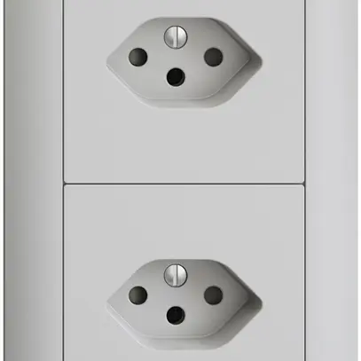 Combinaison ENC I-I EDIZIOdue 2×T13 gris clair 