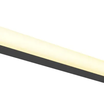 Plafoniera/lpda a muro LED SLV SIGHT 115 Switch 38W 3100lm 3000K 1200mm nero 