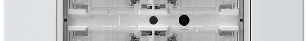 Pulsante KNX INC KPR p.4×tasti 4×punti azionamento LED bianco 