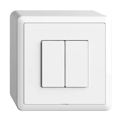Interruttore AP 2K/2T WLAN Edue Wiser bianco 