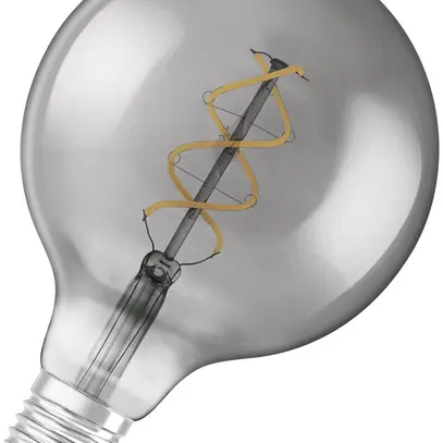 LED-Lampe Vintage 1906 CLASSIC GLOBE125 15 FIL SMOKE 140lm E27 5W 230V 818 