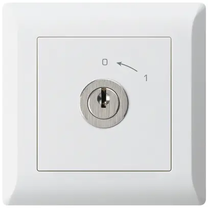 Contact pivotant ENC 0<-1/2L blanc kallysto.line avec serrure Kaba 8 