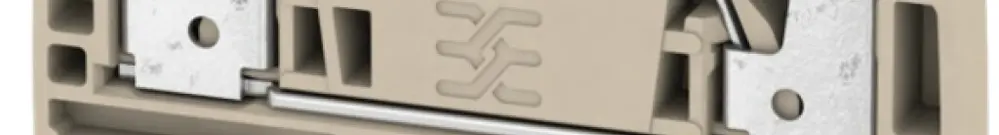 Morsetto di passaggio Weidmüller A2C PUSH IN 4mm² TS35 beige 