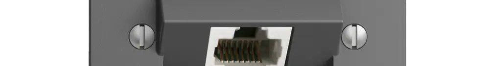 Presa INC 1×RJ45/u 8P ITplus EDIZIOdue grigio scuro 