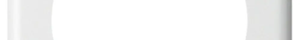 Abdeckplatte basico 3×1 3×58mm weiss 