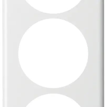 Abdeckplatte basico 3×1 3×58mm weiss 