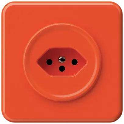 Presa INC origin 1×tipo 13 10A 230V 92×92mm arancione 