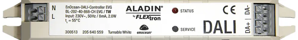 Commande DALI BE ALADIN, EnOcean, TW Tunable White 