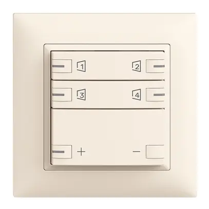 UP-Montageset Edue zeptrionAIR, WLAN, Dimmer, RGB-LED, 2×Taste, 2×Bedienung cr 