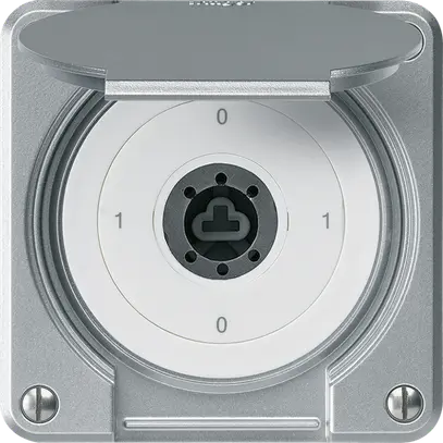 Interruttore a chiave INC robusto IP55 copertura senza cilindro S0/2P all combi 