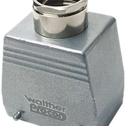 Boîtier de fiche Walther PROCON T708332, filetage 1×M32, H=76mm, Al 