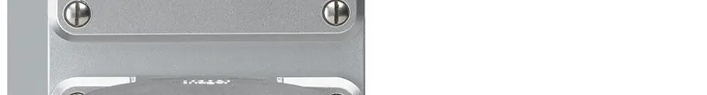 Combinazione AP Hager robusto I-I verticale 3/1L+tipo 13, alluminio 