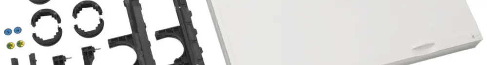 Kit Hager univers N 300×500mm per guida collettrice PE-/N 