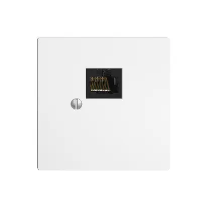 Boîte 1×RJ45/u 8P EDIZIOdue blanc R&M swissline 