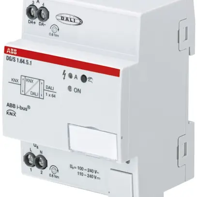 Gateway KNX/DALI AMD ABB DG/S 1.64.5.1, 1×64 participants 