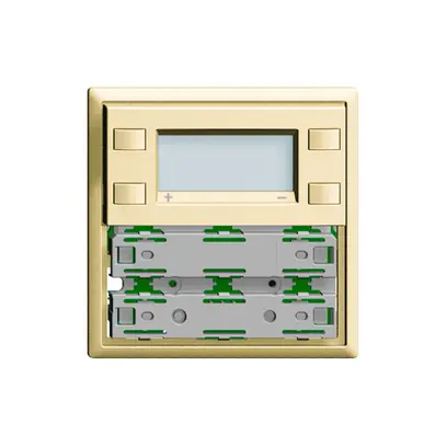 Plaque frontale RTH KNX 1…4×EDIZIOdue vanille, avec LED RGB 
