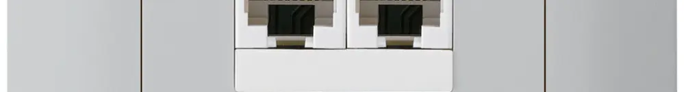 EB-Dose kallysto 2×RJ45u parallel hellgrau 