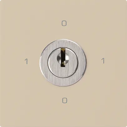 Intérieur interrupteur à clé kallysto 0/2L beige avec serrure Kaba 8 