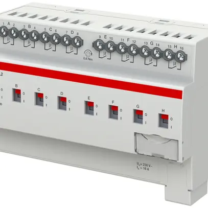 Actionneur-commutateur KNX AMD ABB SA/S8.16.2.2, 8-fois, 16A 