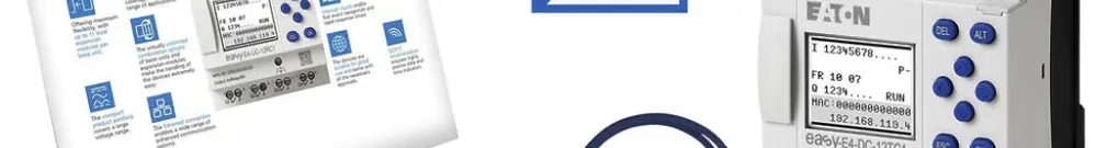 Pack de démarrage ETN avec EASY-E4-DC-12TC1, câble patch et licence de logiciel 