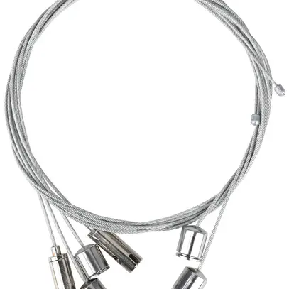 Kit de suspension à corde Eglo Salobrena acier 900mm chrome 