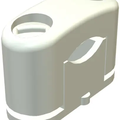 Brida Bettermann per cavo SOM 6…17mm PS grigio chiaro polistirolo grigio chiaro 