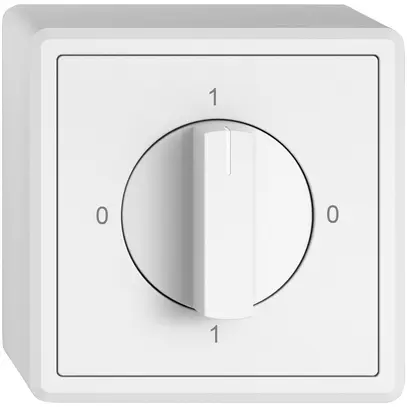 Interruttore rotativo AP EDIZIO.liv SNAPFIX® manopola interruttore 0/1L bi 