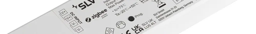 Appareil de commande lumière SLV RGBW 12…24V ZigBee blanc 