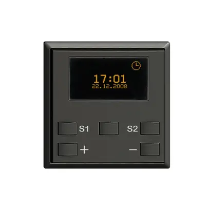 Kit frontal pour minuteur astro. var.univ. 2t ZEP EDIZIOdue noir 