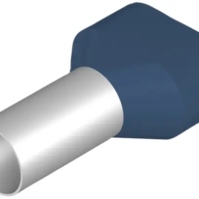 Embout de câble jumelé Weidmüller H isolé 2×16mm² 16mm bleu DIN en vrac 
