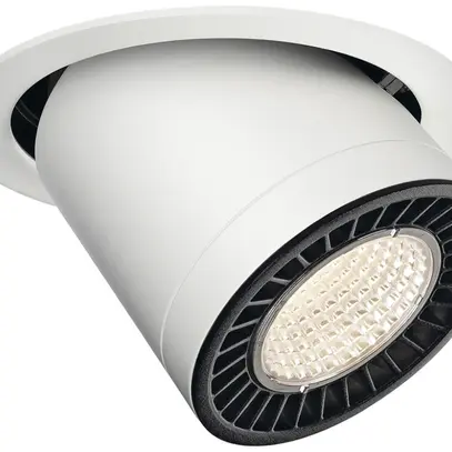 Downlight LED SLV SUPROS MOVE 36W 3380lm 3000K 60° Ø195×117mm blanc 