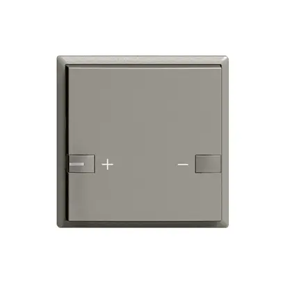 Variatore LED EDIZIOdue ZEP con LED 1×tasto 2×comando grigio scuro 