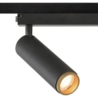 Spot LED SLV GRIP M 1×20W 1810lm 927 42° VAR AD1PH Ø43×147mm noir 