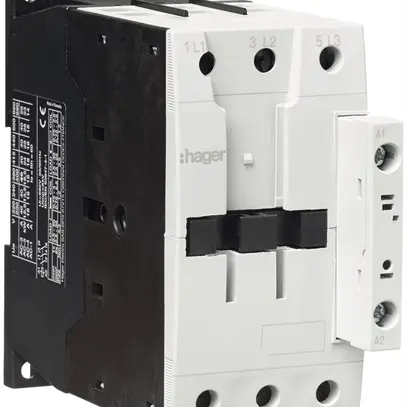Contattore di potenza Hager 3P 40A da AC-3 tensione di bobina 24VDC 