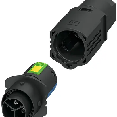 Connettore ad innesto PX IPD P spina 3P 20A 500V 0.5…2.5mm² nero IP66 