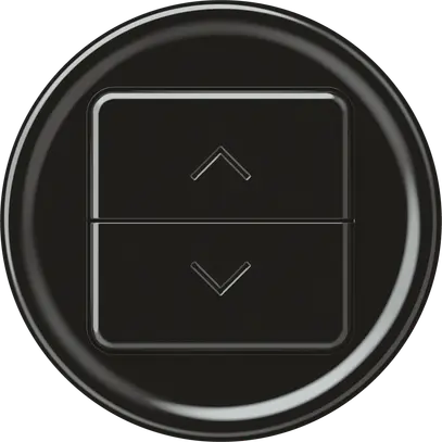 Pulsante tapparelle origin 1P 2×tasti Ø60mm nero 