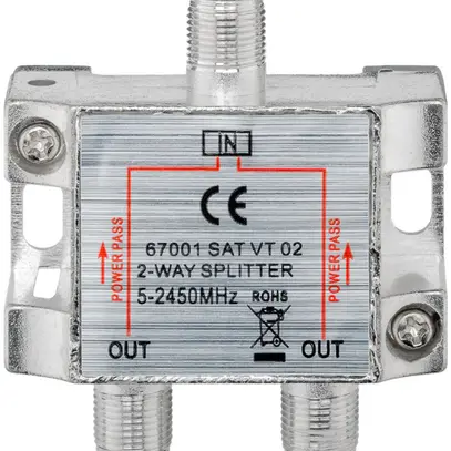 Distributore F TELA 2 volte, attenuazione della distribuzione 4.5…6.2 dB 
