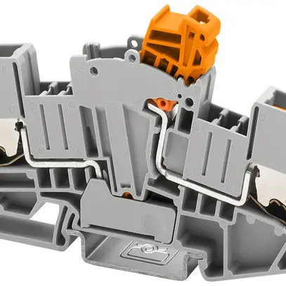 Borne transducteur de mesure PX XTVMEA 6 10mm² 30A 800V 2×1 DIN35 gr 