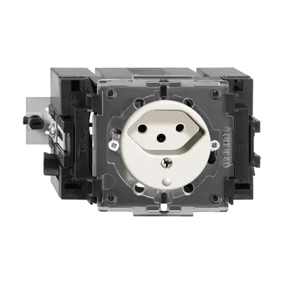 Presa INS FH T13 bianco 49…69mm(53mm) con LED verde 