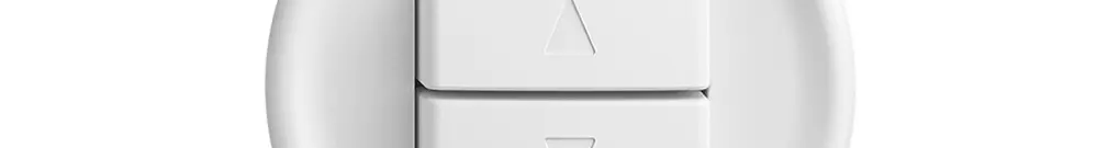 Kit frontale INC STANDARDdue Q bianco per pulsante & interr.tapparel. 