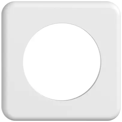 Plaque de recouvrement ENC STANDARDdue SNAPFIX® 1×1 1×Ø58 90×90mm bc 