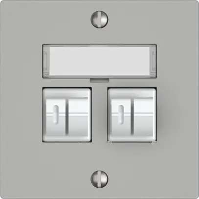 Prise audio EDIZIO.liv SNAPFIX® 2× grc 